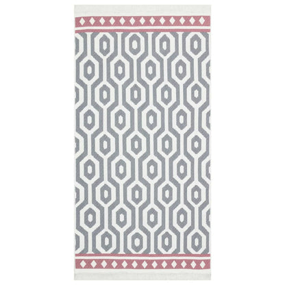 Rug Grey 80x150 cm Cotton