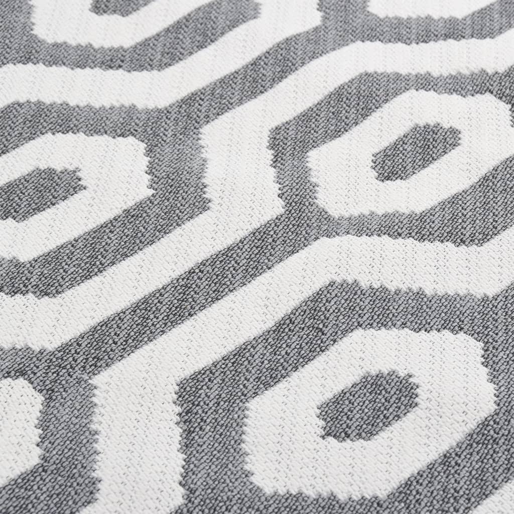 Rug Grey 80x150 cm Cotton