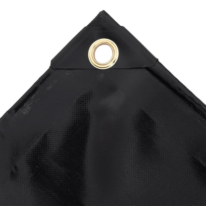 Tarpaulin 650 g/m² 3x4 m Black