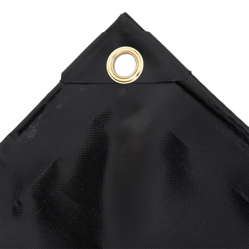 Tarpaulin 650 g/m² 3x5 m Black