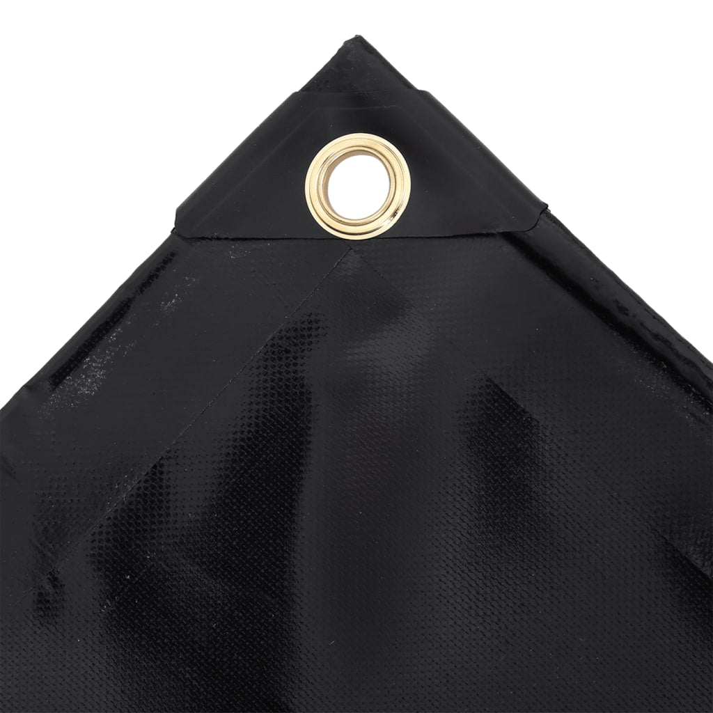 Tarpaulin 650 g/m² 1.5x10 m Black