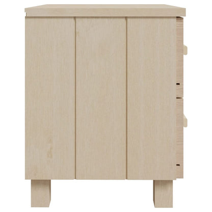 Bedside Cabinets HAMAR 2 pcs Honey Brown 40x35x44.5cm Solid Wood