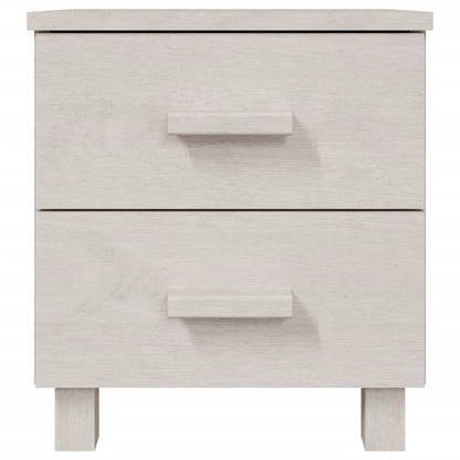 Bedside Cabinets HAMAR 2 pcs White 40x35x44.5 cm Solid Wood