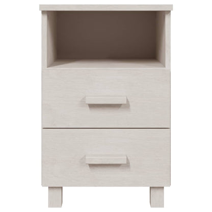 Bedside Cabinets HAMAR 2 pcs White 40x35x62 cm Solid Wood