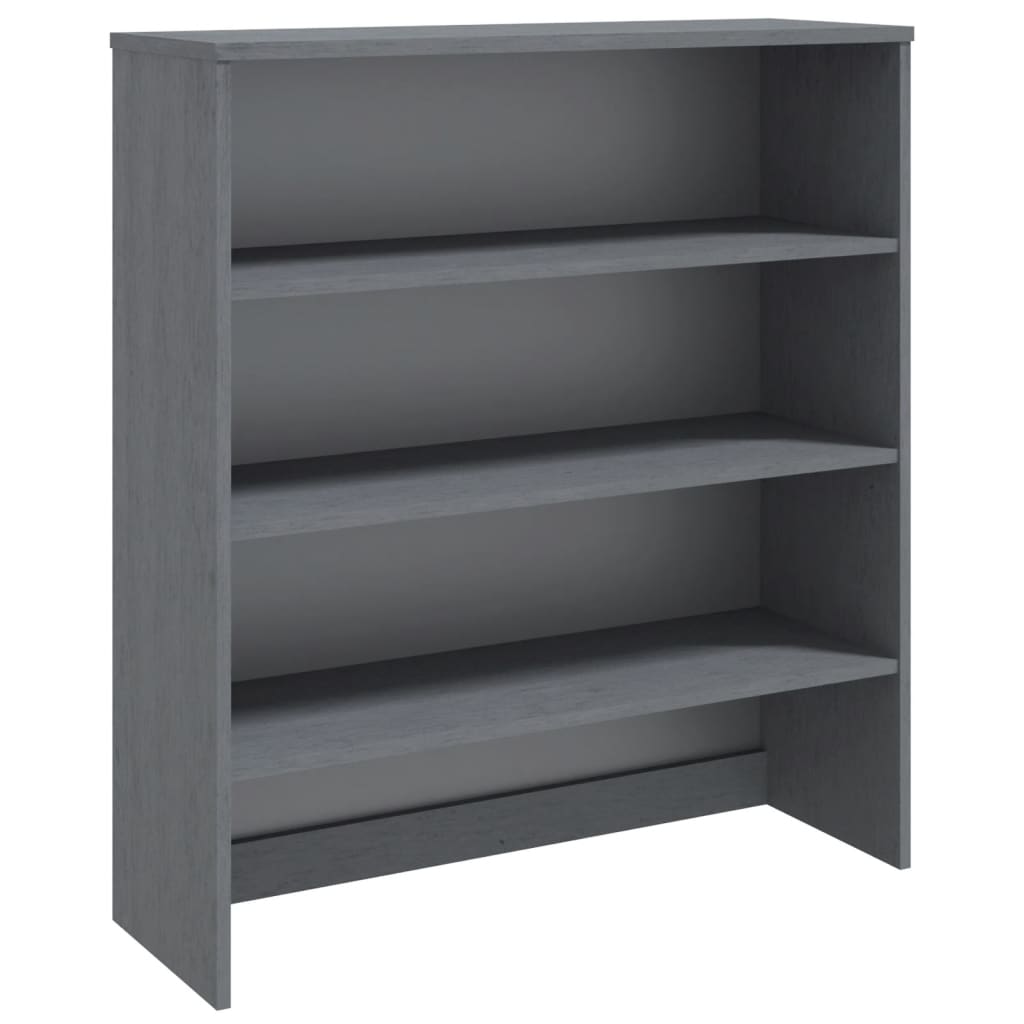 Top for Highboard HAMAR Dark Grey 90x30x100cm Solid Wood Pine