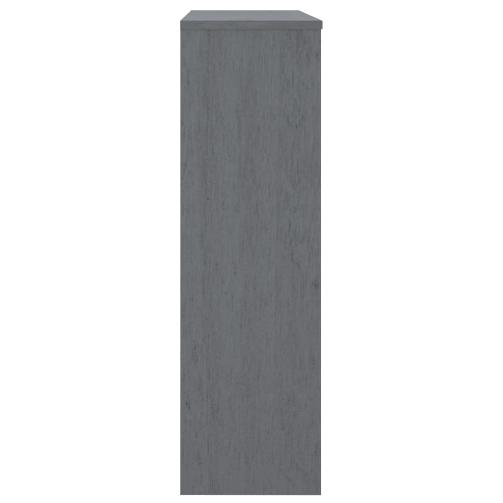 Top for Highboard HAMAR Dark Grey 90x30x100cm Solid Wood Pine