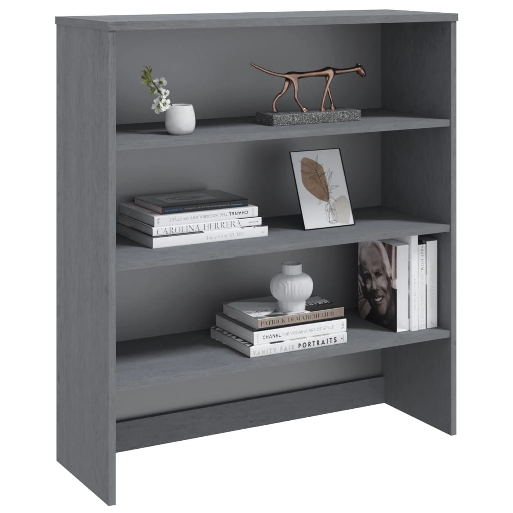 Top for Highboard HAMAR Dark Grey 90x30x100cm Solid Wood Pine