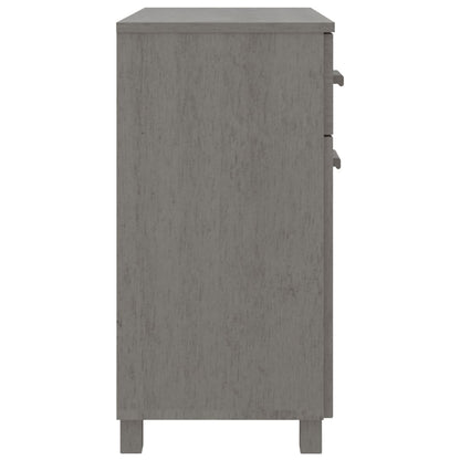 Sideboard HAMAR Light Grey 79x40x80 cm Solid Wood Pine