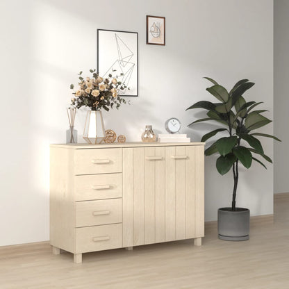 Sideboard HAMAR Honey Brown 113x40x80 cm Solid Wood Pine