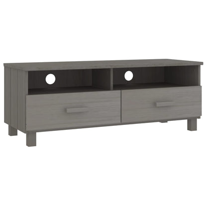 TV Cabinet HAMAR Light Grey 106x40x40 cm Solid Wood Pine