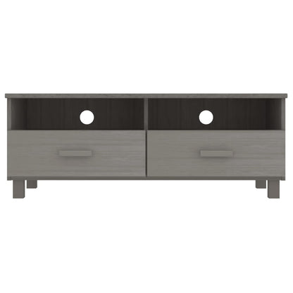 TV Cabinet HAMAR Light Grey 106x40x40 cm Solid Wood Pine