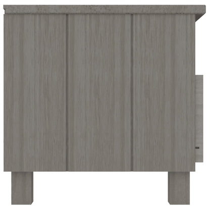 TV Cabinet HAMAR Light Grey 106x40x40 cm Solid Wood Pine