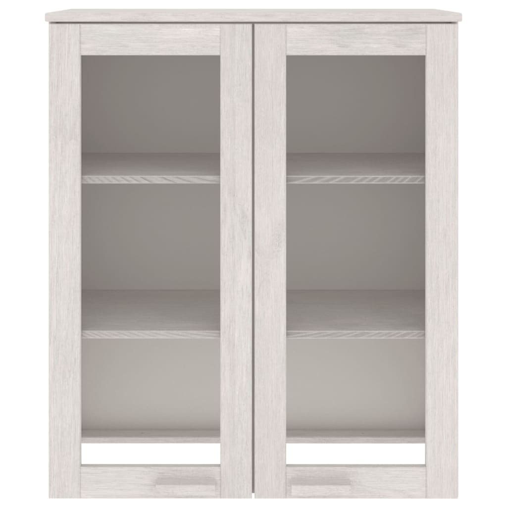 Top for Highboard HAMAR White 85x35x100 cm Solid Wood Pine