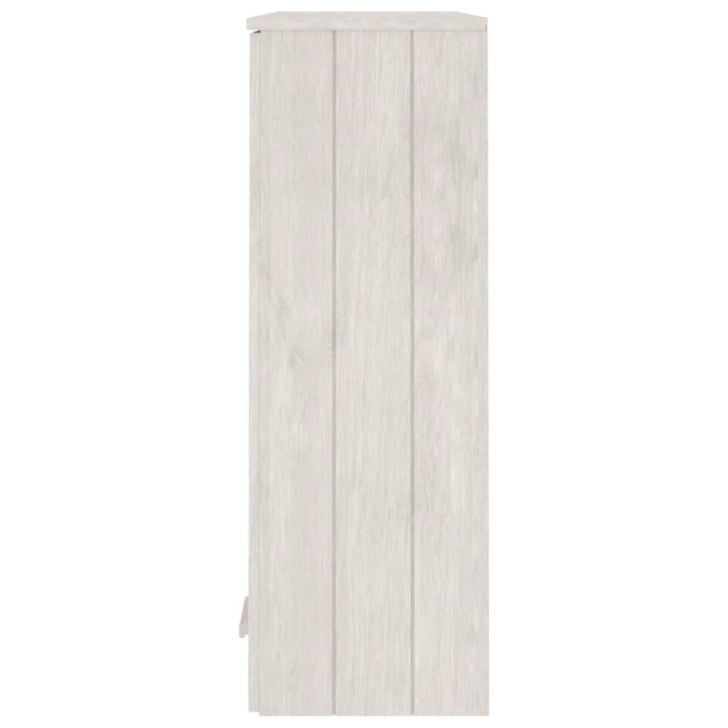 Top for Highboard HAMAR White 85x35x100 cm Solid Wood Pine