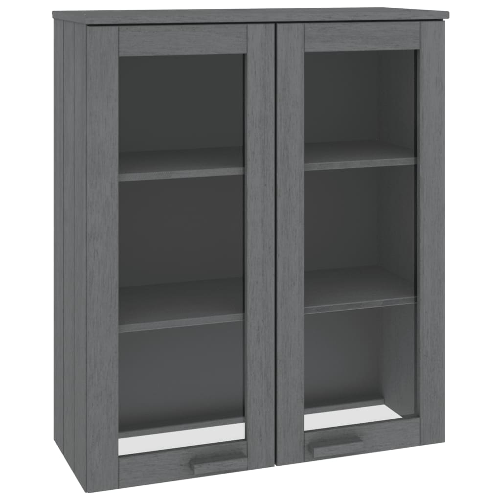 Top for Highboard HAMAR Dark Grey 85x35x100cm Solid Wood Pine