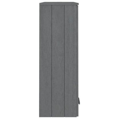 Top for Highboard HAMAR Dark Grey 85x35x100cm Solid Wood Pine