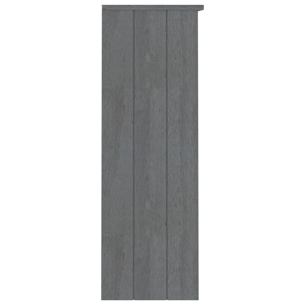 Top for Highboard HAMAR Dark Grey 85x35x100cm Solid Wood Pine