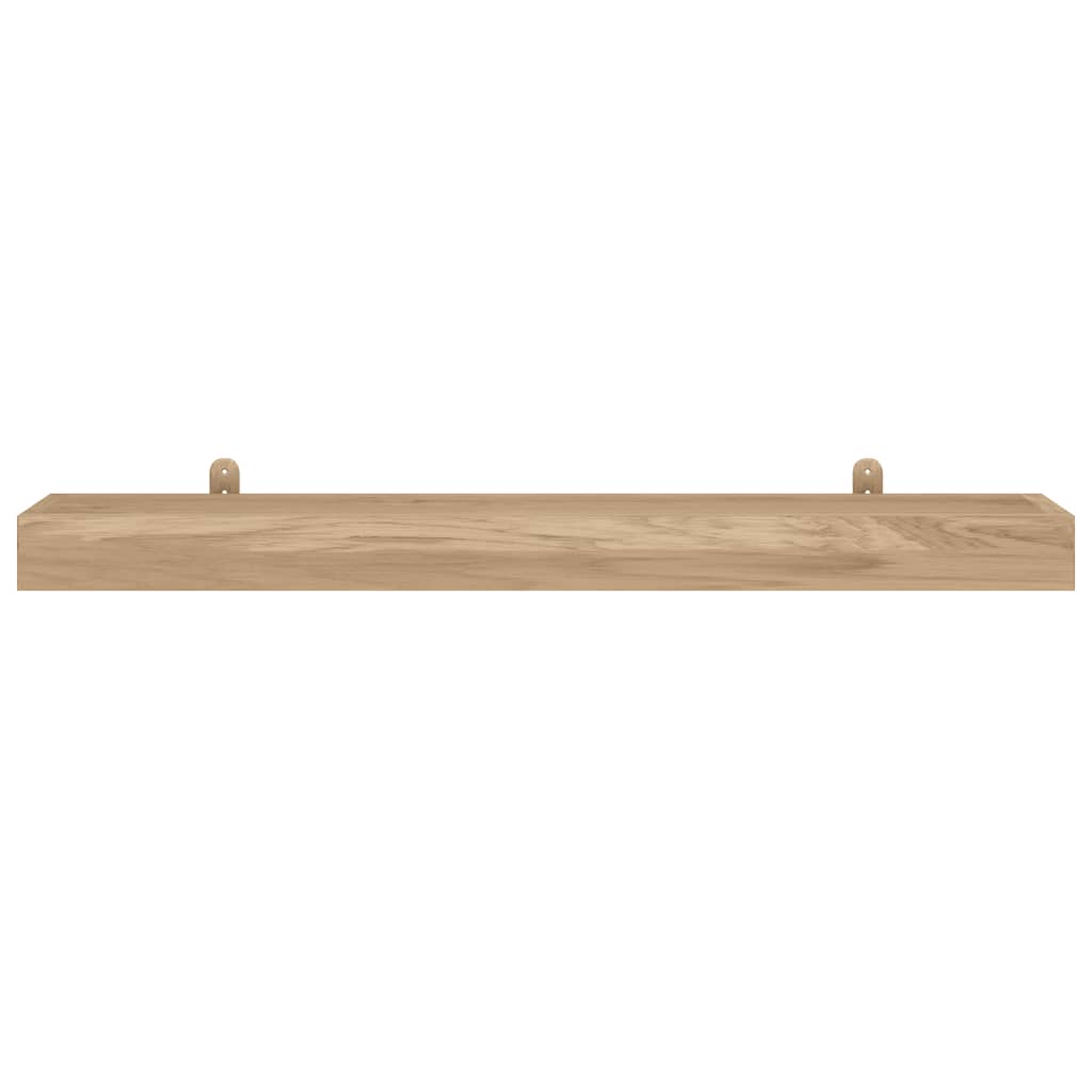 Wall Shelves 2 pcs 110x15x4 cm Solid Wood Teak