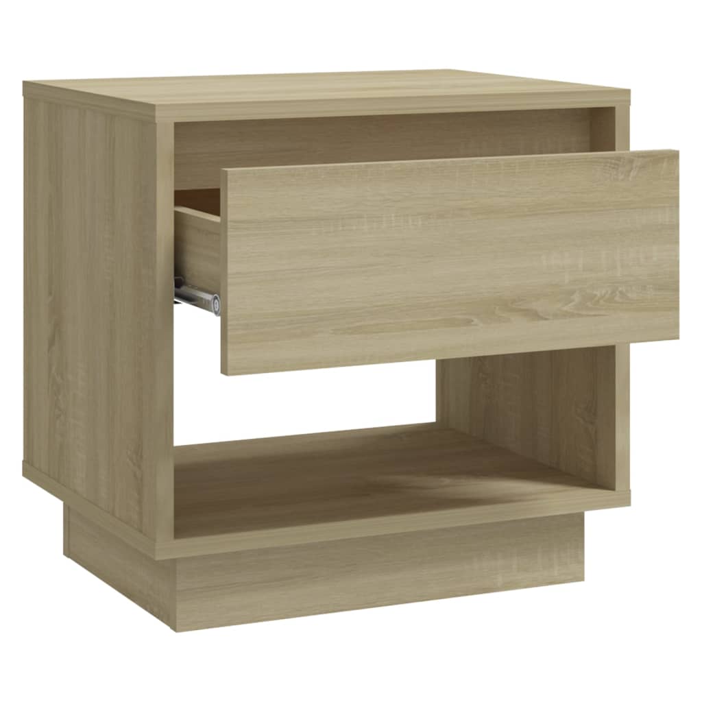 Bedside Cabinets 2 pcs Sonoma Oak 45x34x44 cm Engineered Wood