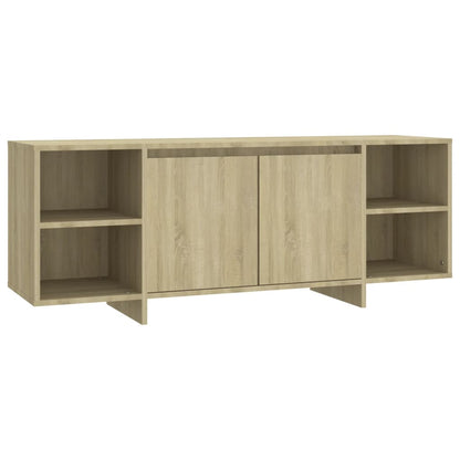 TV Cabinet Sonoma Oak 130x35x50 cm Engineered Wood