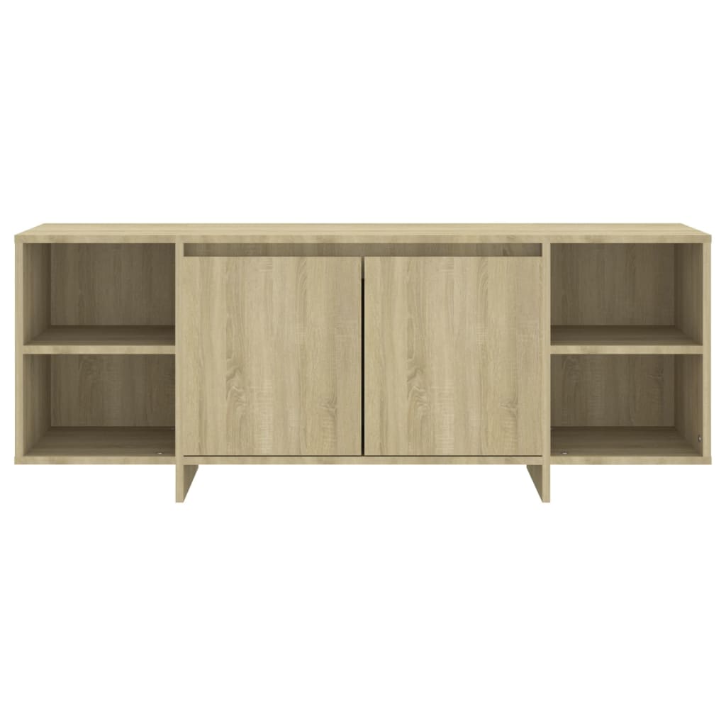 TV Cabinet Sonoma Oak 130x35x50 cm Engineered Wood