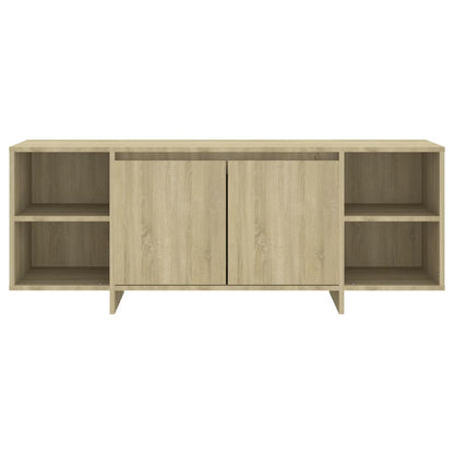 TV Cabinet Sonoma Oak 130x35x50 cm Engineered Wood