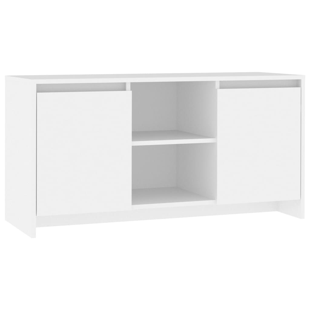 TV Cabinet White 102x37.5x52.5 cm Engineered Wood