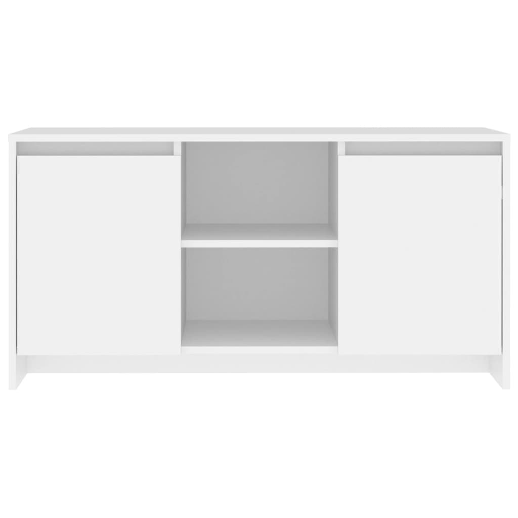 TV Cabinet White 102x37.5x52.5 cm Engineered Wood