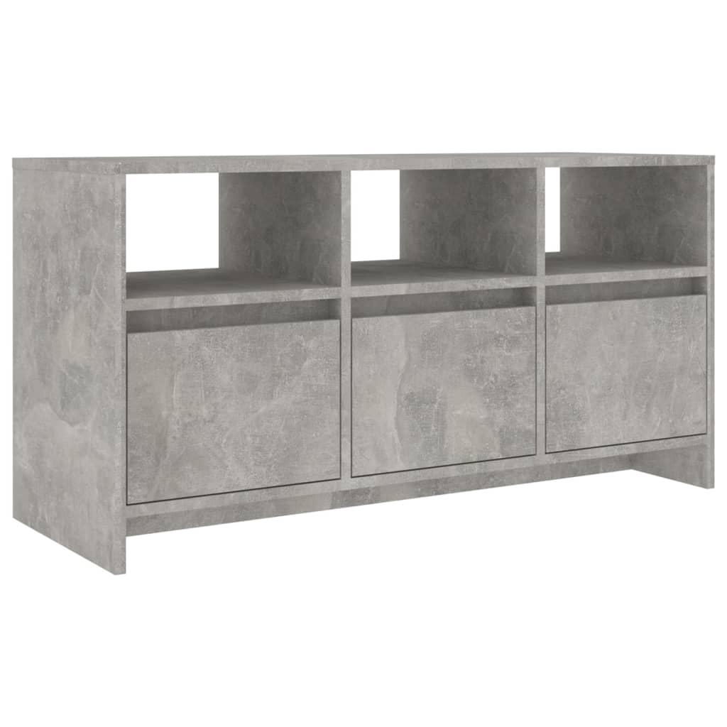 TV Cabinet Concrete Grey 102x37.5x52.5 cm Engineered Wood