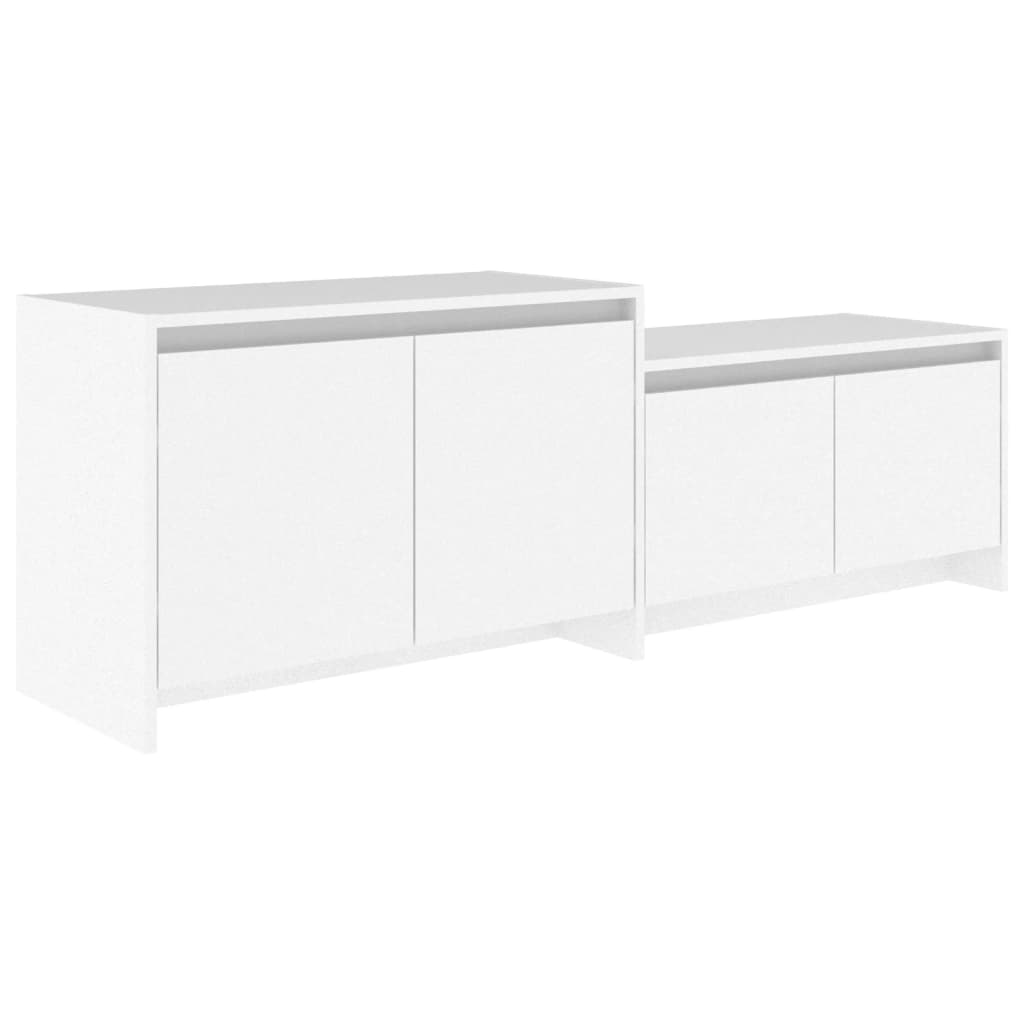 TV Cabinet White 146.5x35x50 cm Engineered Wood