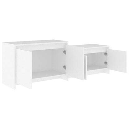 TV Cabinet White 146.5x35x50 cm Engineered Wood