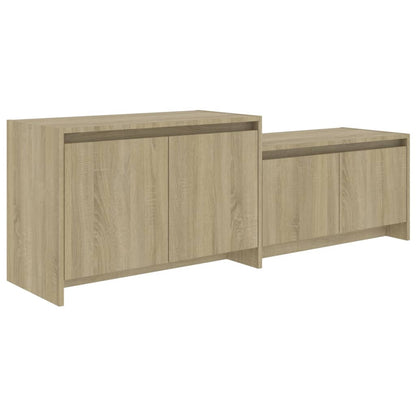 TV Cabinet Sonoma Oak 146.5x35x50 cm Engineered Wood