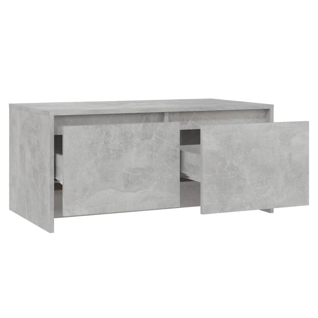 Coffee Table Concrete Grey 90x50x41.5 cm Engineered Wood