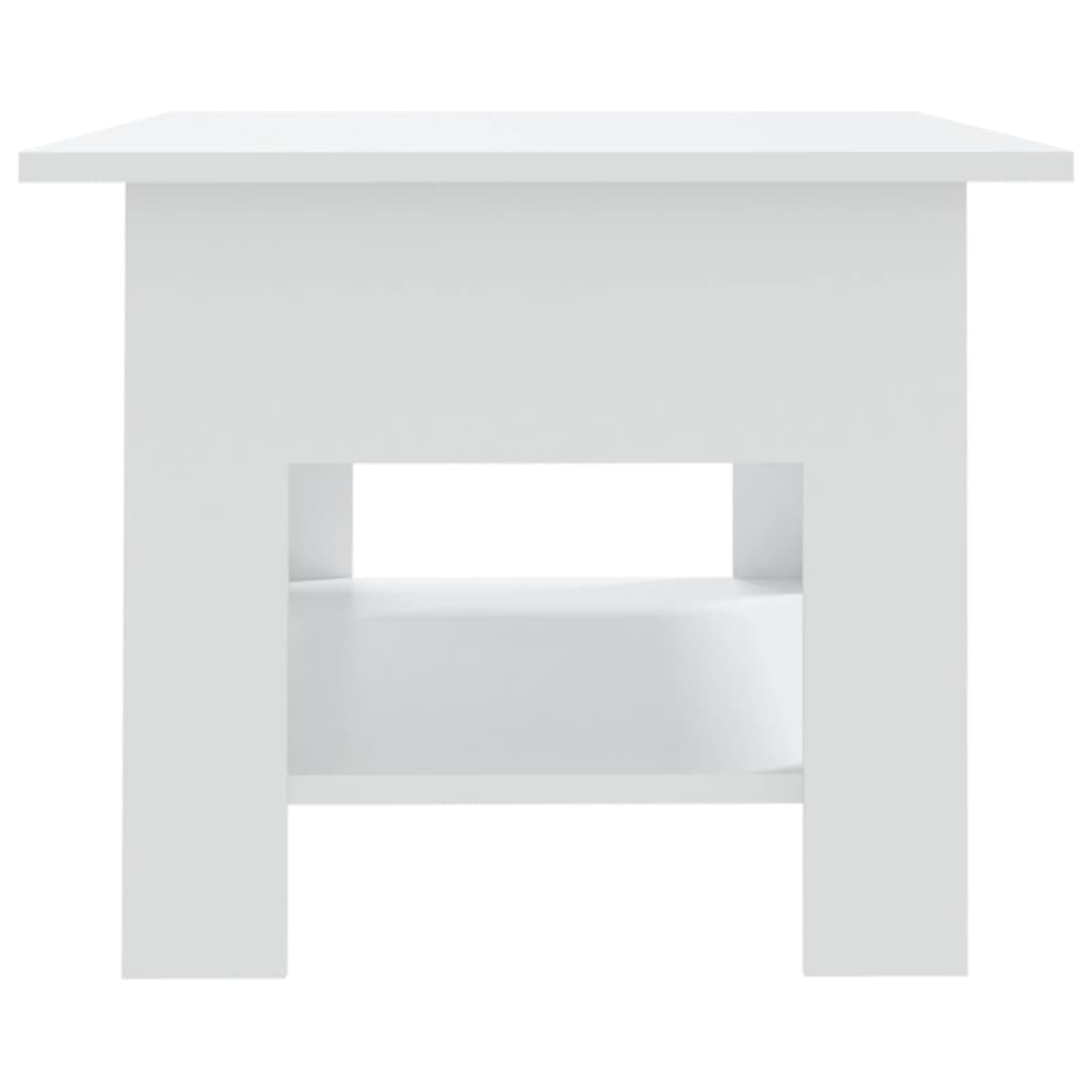 Coffee Table White 102x55x42 cm Engineered Wood