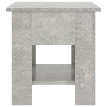 Coffee Table Concrete Grey 40x40x42 cm Engineered Wood