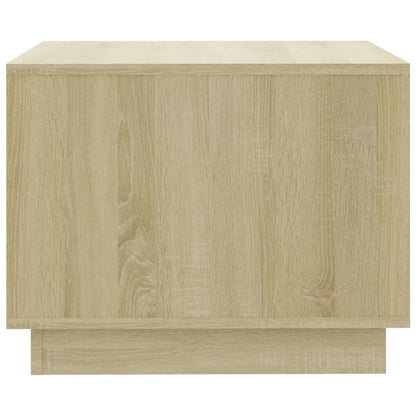 Coffee Table Sonoma Oak 55x55x43 cm Engineered Wood