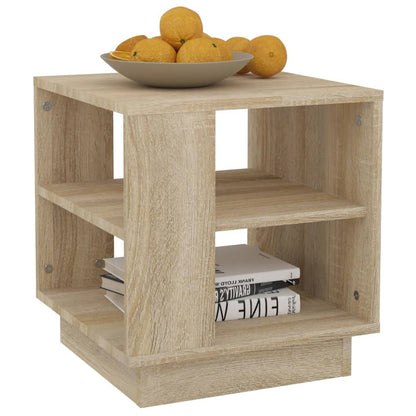 Coffee Table Sonoma Oak 40x40x43 cm Engineered Wood