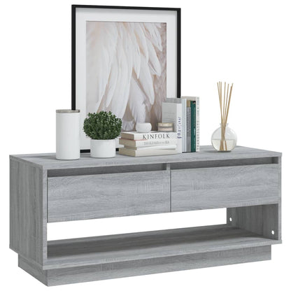 TV Cabinet Grey Sonoma 102x41x44 cm Engineered Wood