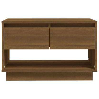 TV Cabinet Brown Oak 70x41x44 cm Engineered Wood