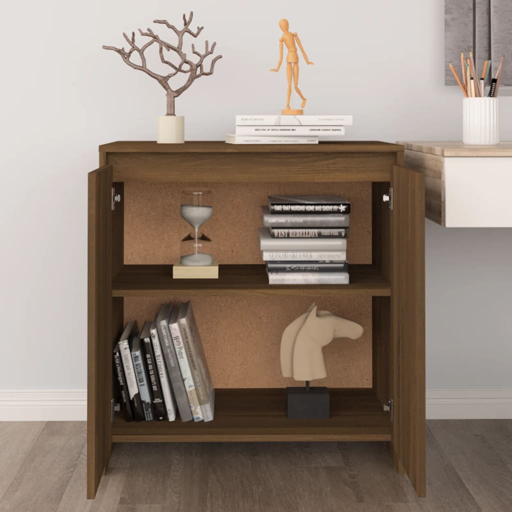 Sideboard Brown Oak 70x41x75 cm Engineered Wood