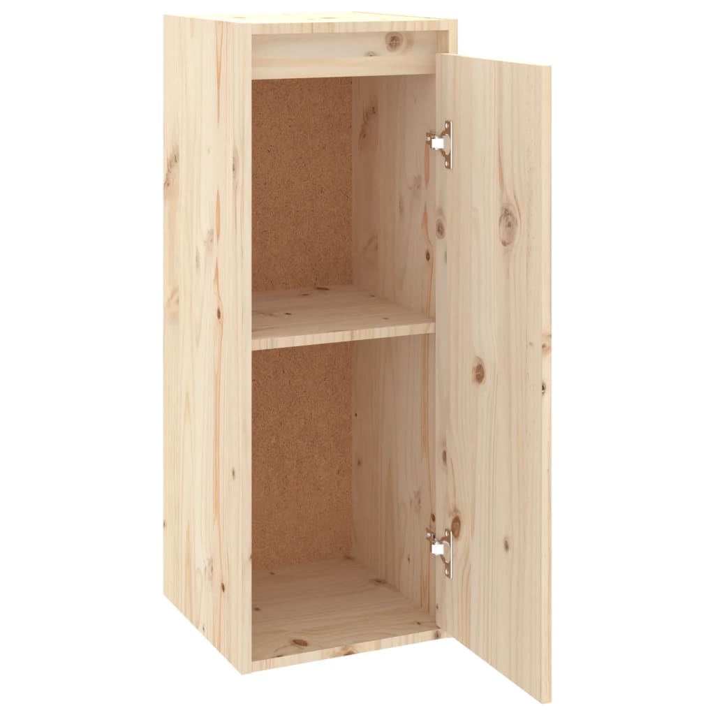 Wall Cabinets 2 pcs 30x30x80 cm Solid Wood Pine