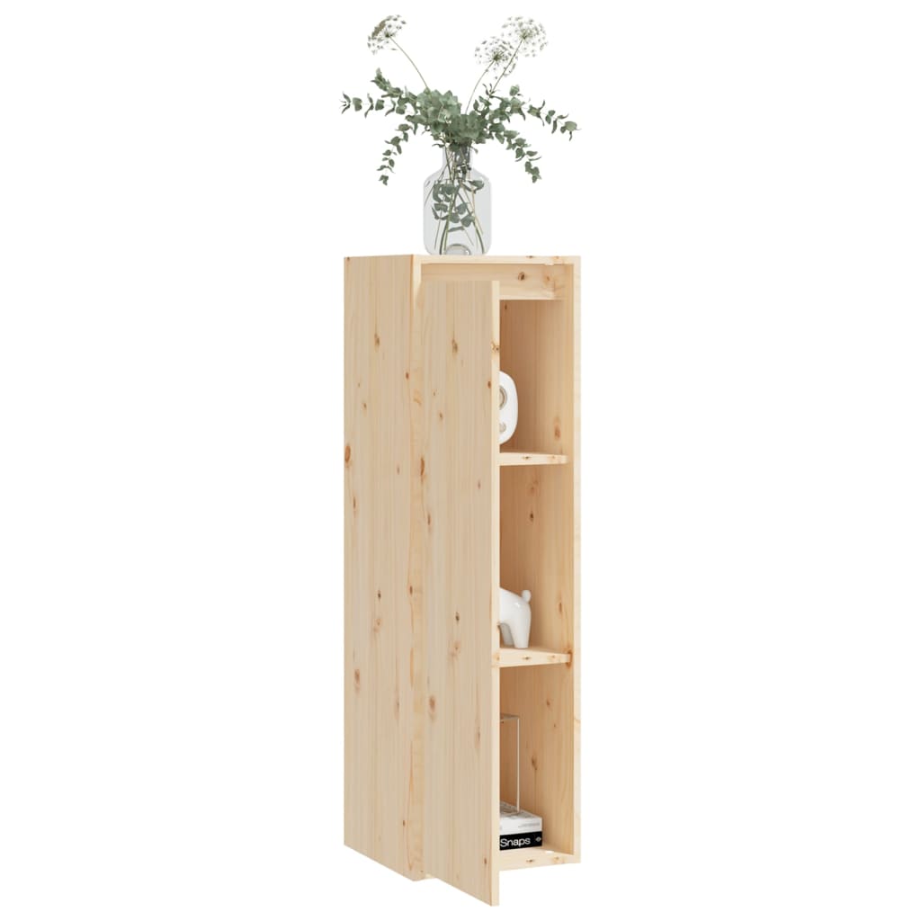 Wall Cabinet 30x30x100 cm Solid Pinewood