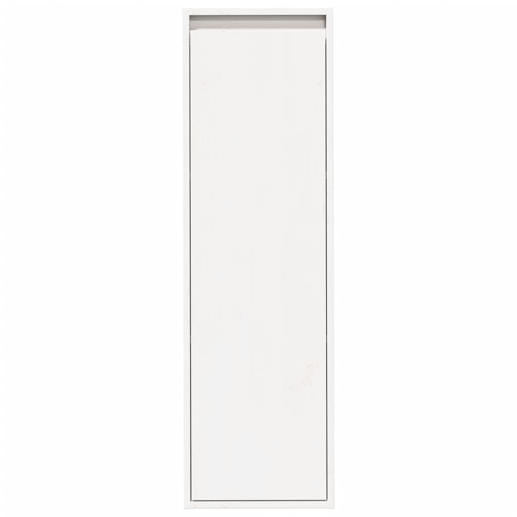 Wall Cabinets 2 pcs White 30x30x100 cm Solid Pinewood