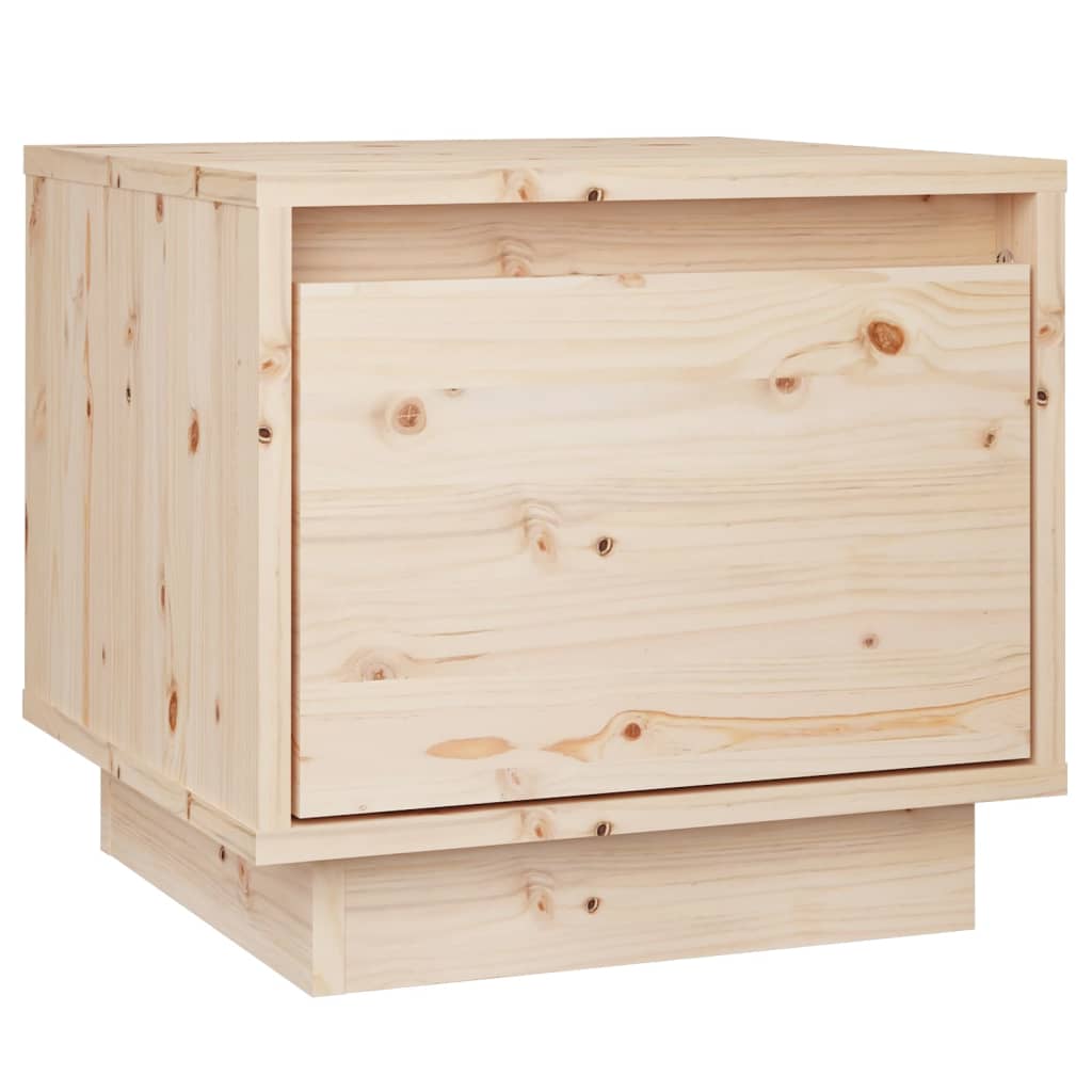 Bedside Cabinets 2 pcs 35x34x32 cm Solid Wood Pine