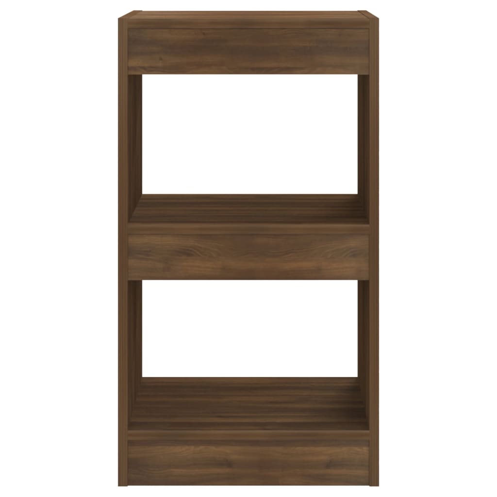 Book Cabinet/Room Divider Brown Oak 40x30x72 cm