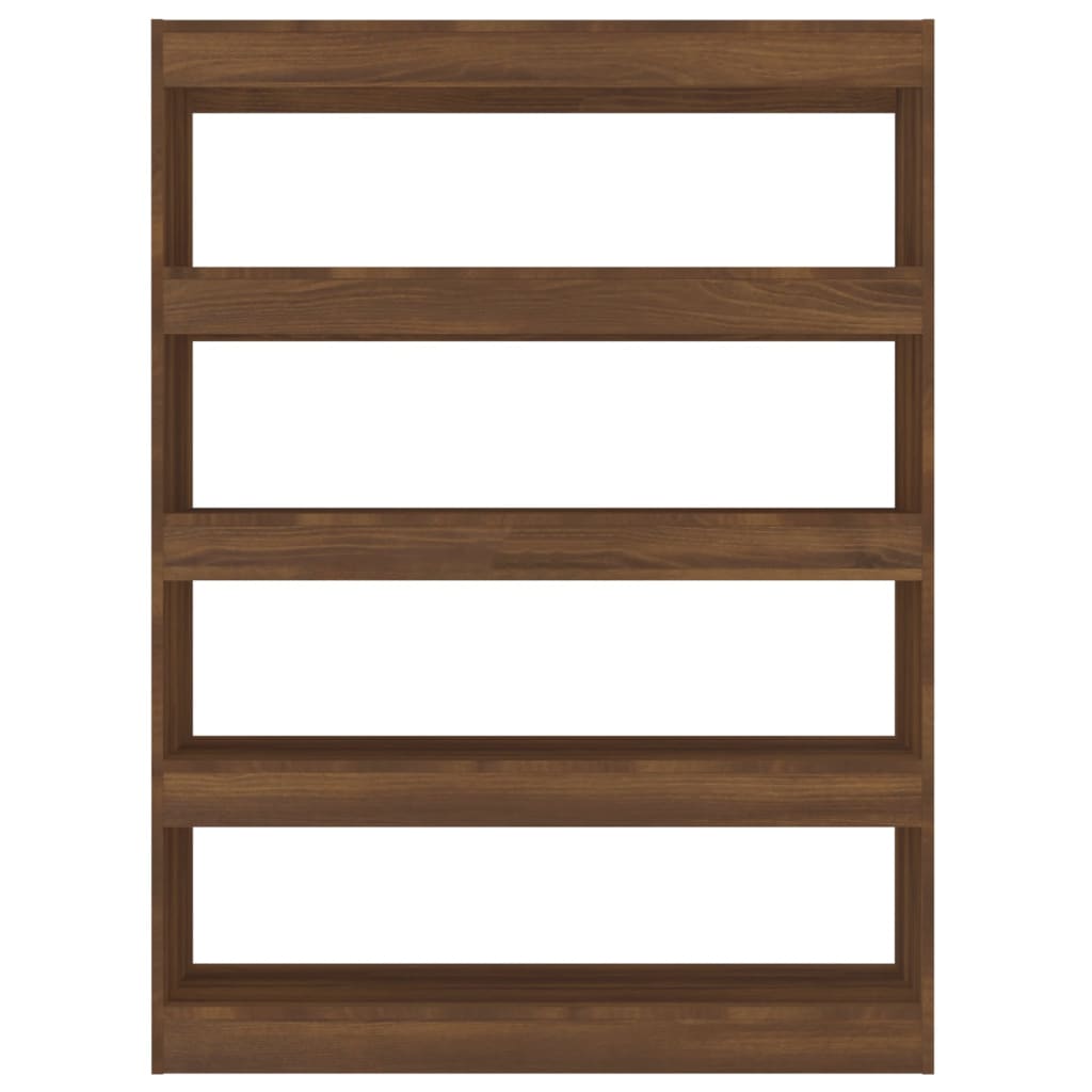 Book Cabinet/Room Divider Brown Oak 100x30x135 cm