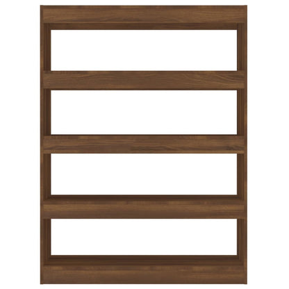 Book Cabinet/Room Divider Brown Oak 100x30x135 cm