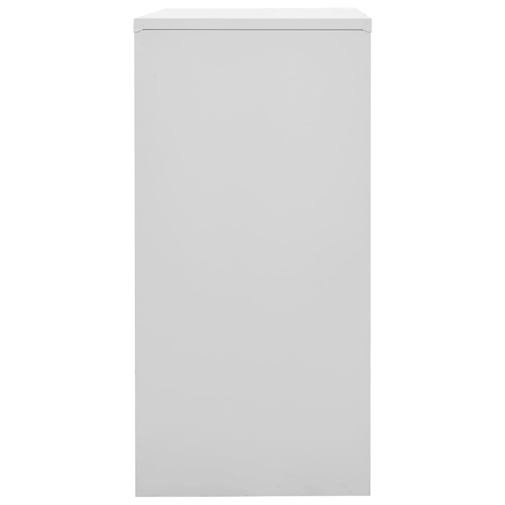 Locker Cabinets 2 pcs Light Grey and Green 90x45x92.5 cm Steel