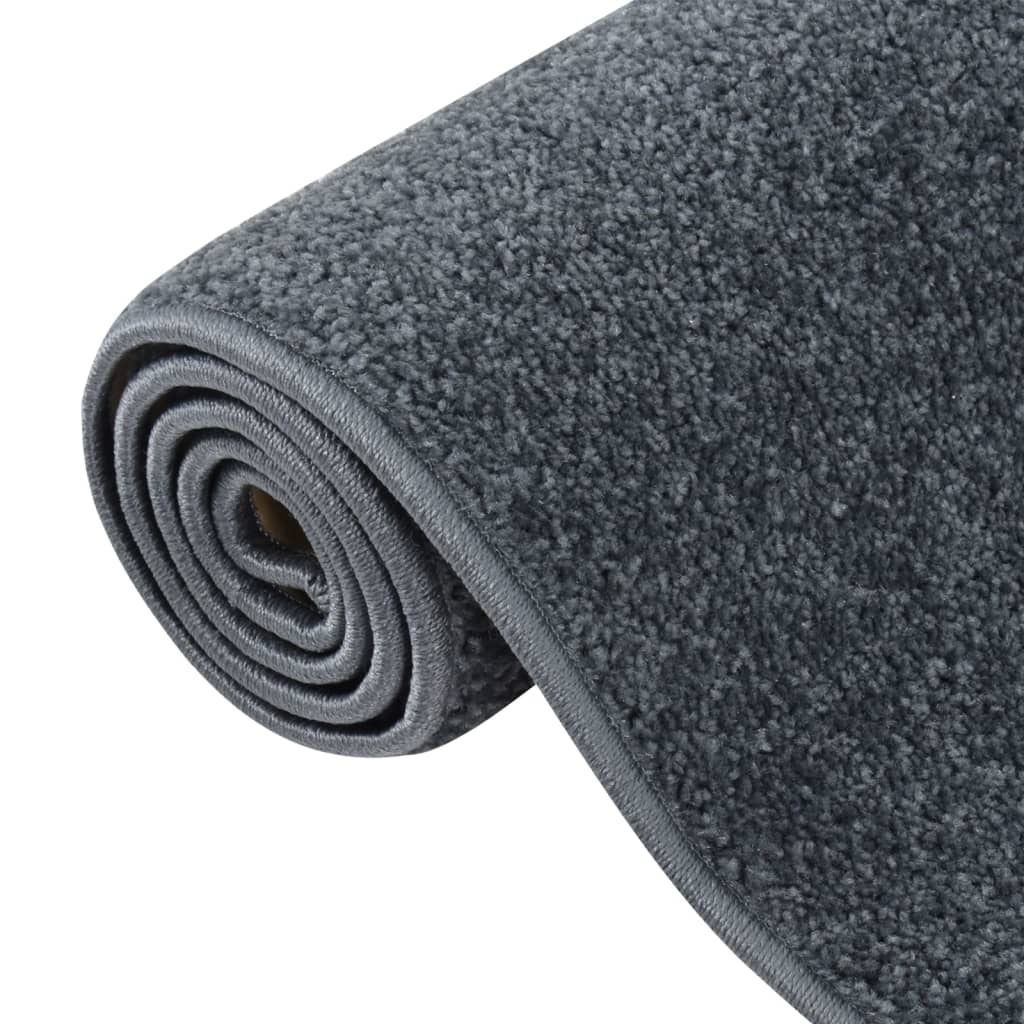 Rug Short Pile 200x290 cm Anthracite