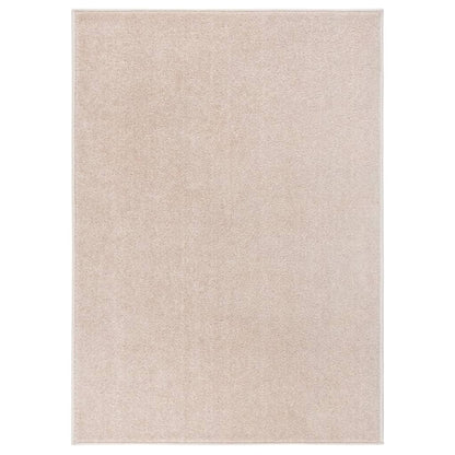 Rug Short Pile 140x200 cm Dark Beige